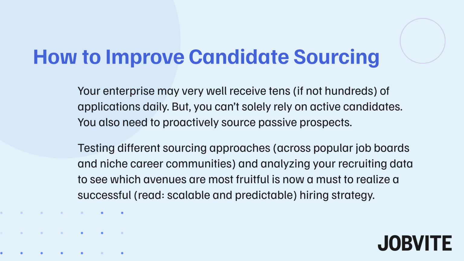 How To Create A Better Candidate Sourcing Strategy Jobvite