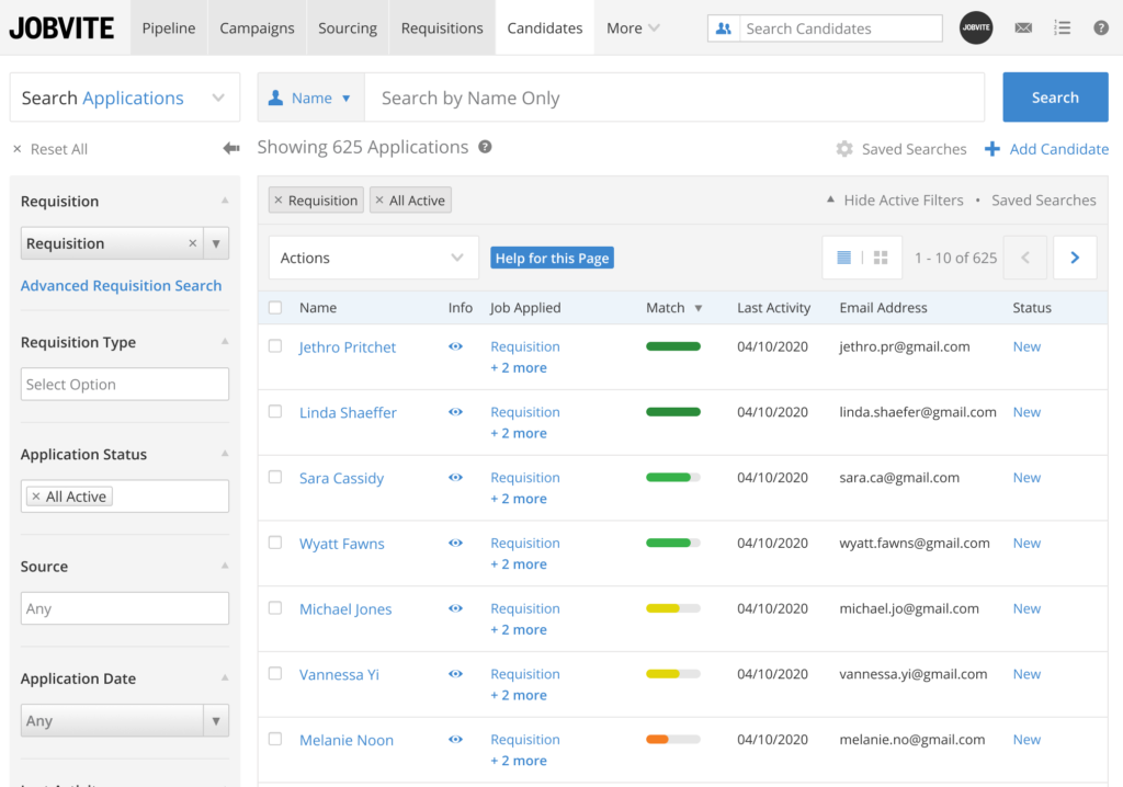 Applicant Tracking System (ATS) Software – Jobvite